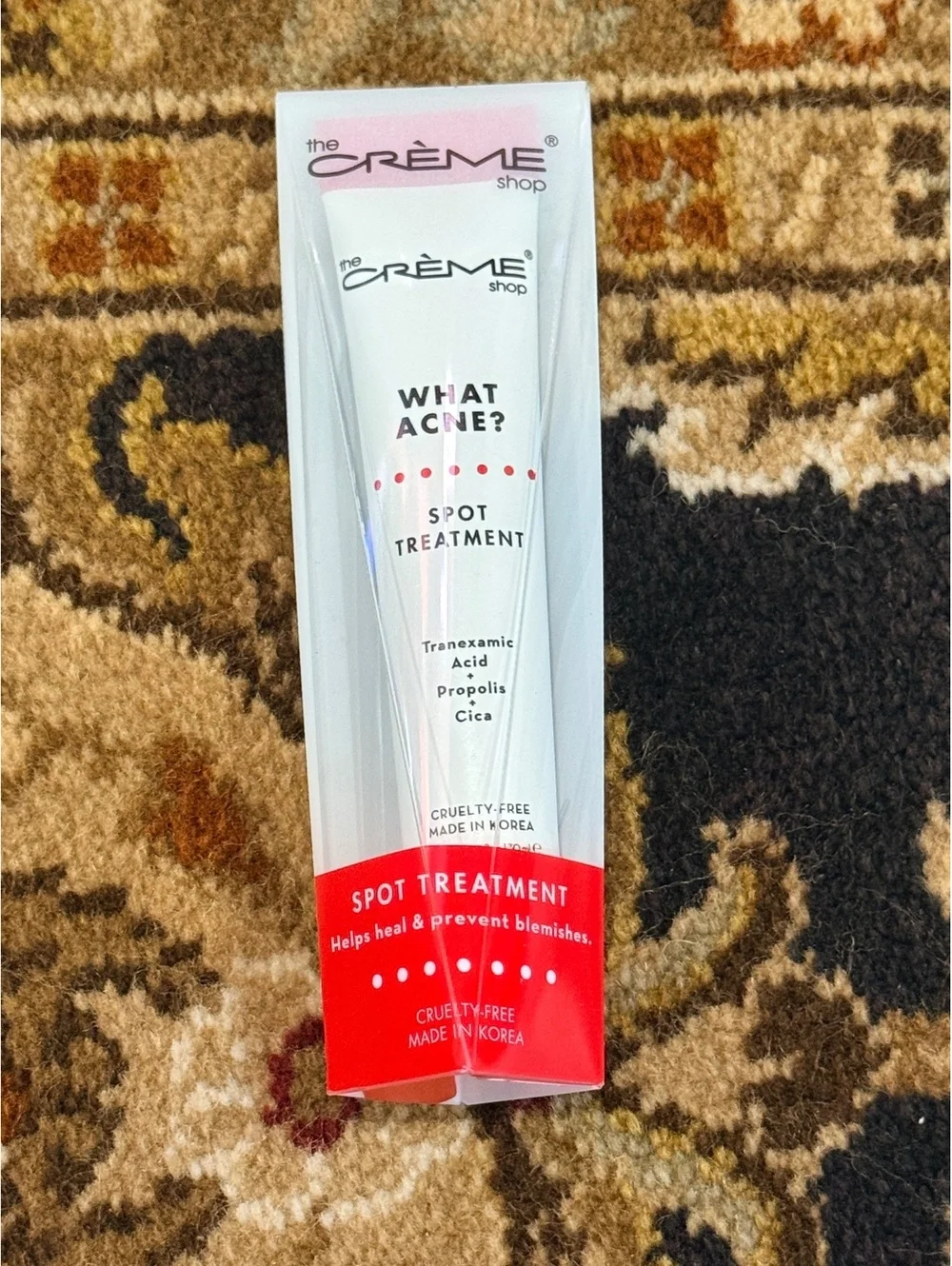 The Crème Shop What Acne? Spot Treatment with Tranexamic Acid, Propolis, and Cic